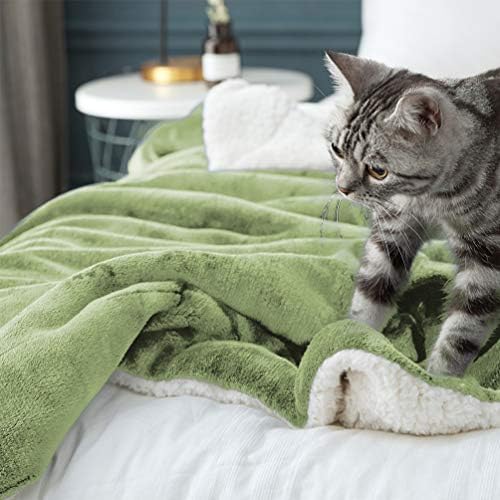 LBRO2M Sherpa Fleece Bed Blanket Super Soft Plush Warm Throw Twin 65"X90" - Image 5