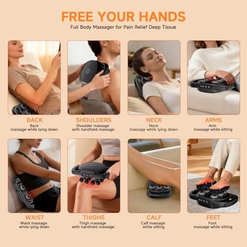 12 Head Massage Gun Deep Tissue,Electric Back Muscle Percussion Massager - Image 4