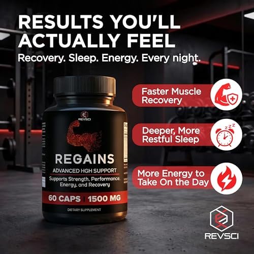 HGH Supplements for Men & Women (100 Pills) Regains Anabolic HGH Peptides for Muscle Growth, Muscle Recovery & Muscle Builder for Men, Natural Human Growth Hormone Booster & Post Workout Supplement - Image 4