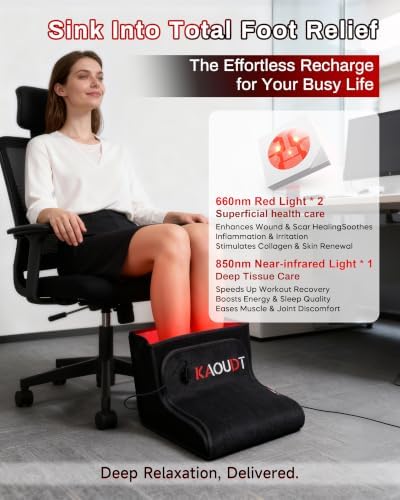 Medical Grade Red Light Therapy for Feet Neuropathy, FSA&HSA, Black - Image 6
