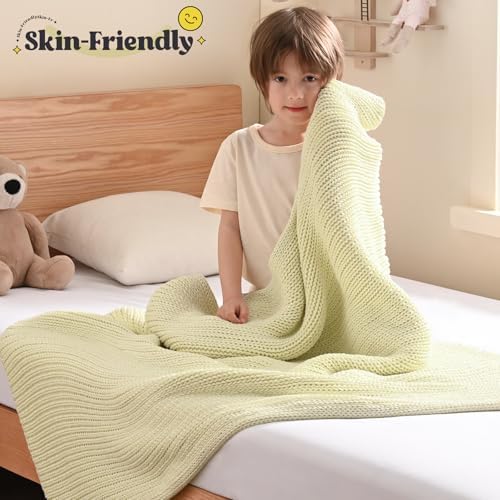 Guohaoi Knitted Weighted Blanket for Adults, 50"x60" 5lbs Full/Queen Size - Image 2
