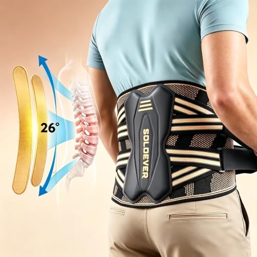 Back Brace for Lower Back Pain Relief Copper-Infused Support for Men Women - Image 3