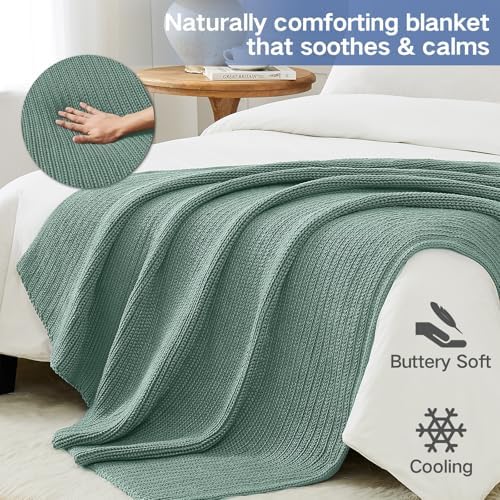 Guohaoi Knitted Weighted Blanket for Adults, 50"x60" 5lbs Full/Queen Size - Image 4