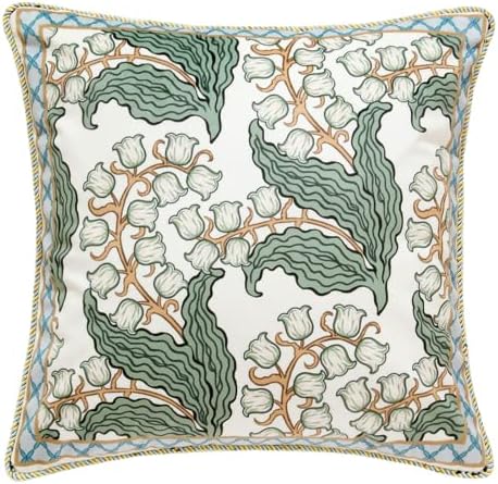 patdrea Designer French Velvet Throw Pillow Cover,18"x18"-Callista A by patdrea