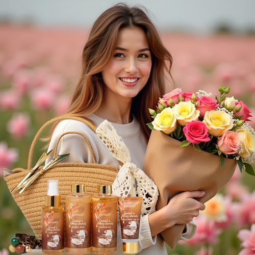 Spa Gift Set for Women, Happy Birthday Gifts for Mom Her Friend Sister Wife, Self Care Get Well Gifts with Coconut & Honey Almond Bath Set for Teengirls,Christmas Gift for Women - Image 6