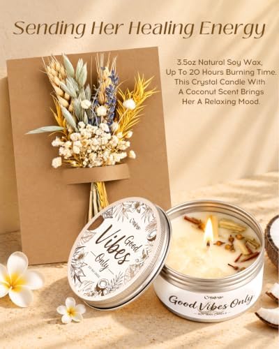 Natural Spa Gift Basket for Women, Coconut Vanilla - Image 4
