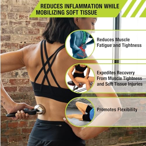 Pro-Tec Athletics Rollers, RM Extreme, RM Extreme Mini Roller, Cryosteel Ice Roller, Portable Roller, Deep Tissue Massage, Muscle Relief, Hamstring, Quadriceps, Multi-Directional, Enhance Performance - Image 3