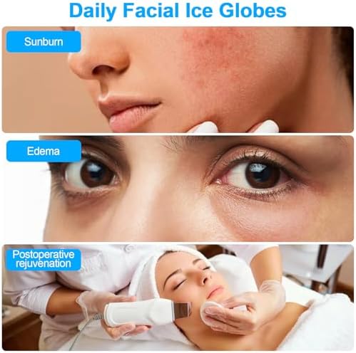 CGBE 360 Rotating Ice Globes for Face, Stainless Steel Facial Globes - Image 5