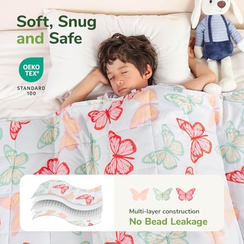 Sivio Weighted Blanket for Sleep, 7lbs, 41 x 60 inches - Image 3