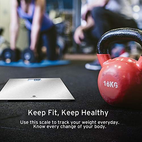 Etekcity Stainless Steel Digital Body Weight Bathroom Scale, 400 Pounds - Image 4