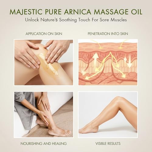 Majestic Pure Arnica Massage Oil for Men & Women, 8 Fl Oz, 2-Pack - Image 5