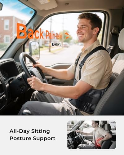 Ultra Breathable Work Back Brace for Men, Upgraded Medical-Grade Support - Image 7