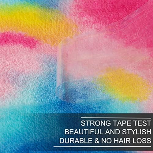 Colorful Blanket Queen Size- Premium Lightweight Anti-Static Rainbow Throw Soft Couth Sofa Cozy Warm Flannel Blankets Plush Gift for Daughter Mom, Bedroom Decor 90" x 90"(Rainbow Queen) - Image 5