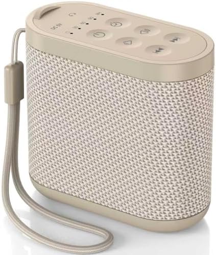 Portable Brown Noise Sound Machine: Super Long-Lasting Battery & USB-C Rechargeable, Headphone Jack, 21 Sounds - White Noise Machine for Baby, Adult, Travel, Sleeping, Registry Gift by Vindsbay