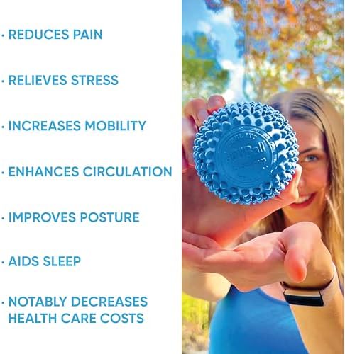 Dr. Cohen's acuball Heatable Deep Tissue Massage Ball - acuBall Trigger Point Massage Therapy for Myofascial and Stress Release and Exercise - Effective Back Massager Ball for Targeted Pain Relief - Image 6