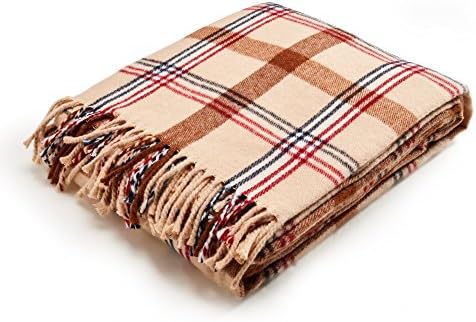 Arus Acrylic Highlands Collection Queen Size Throw Blanket Sahara, 60x80 by Arus