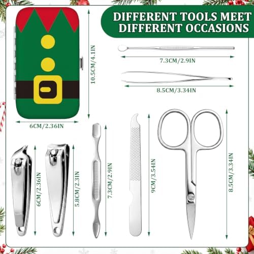 12 Set Christmas Manicure Set Gifts Bulk for Women - Image 3