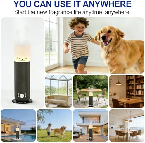 LANTIXIN Waterless Essential Oil Diffuser, Smart App, 900 Sq Ft Coverage - Image 6