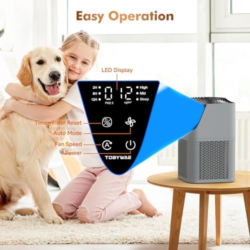Air Purifiers for Home, H13 HEPA Filter, 25dB Quiet with Fragrance Diffuser - Image 3