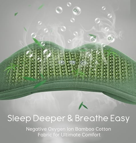 Sleep Mask with Headphones Bluetooth 5.4, TOPOINT 3D Eye Mask Blackout with Soft Bamboo Cotton for Side Sleepers Women Men, Sleep Headphones Earphones HD Speaker Microphone for Travel Meditation Gift - Image 6