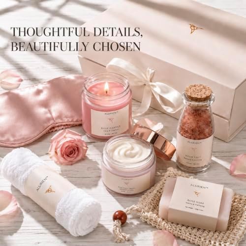 Luxury Rose Spa Gift Set for Women, 11-Piece Birthday & Mother’s Day - Image 6