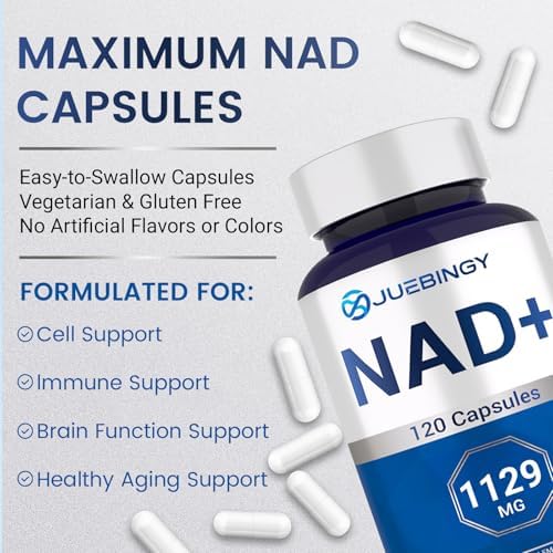 NAD+ Supplement 120 Capsules – Liposomal NAD+ with Resveratrol for Cellular Energy, Healthy Aging & Daily Vitality Support – Vegan, Non-GMO, Gluten-Free for Women & Men - Image 2
