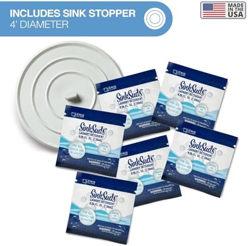 SinkSuds Laundry Detergent Travel Size Liquid Soap 6 Packets - Image 5