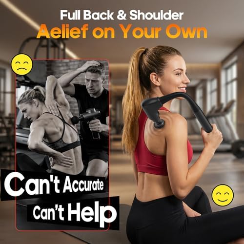 AERLANG Massage Gun with Heat Extension Handle Massager Birthday Gifts - Image 2