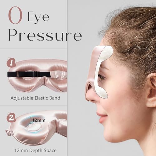 ZIMASILK Adjustable 3D 22 Momme 100% Mulberry Silk Sleep Mask - Image 4