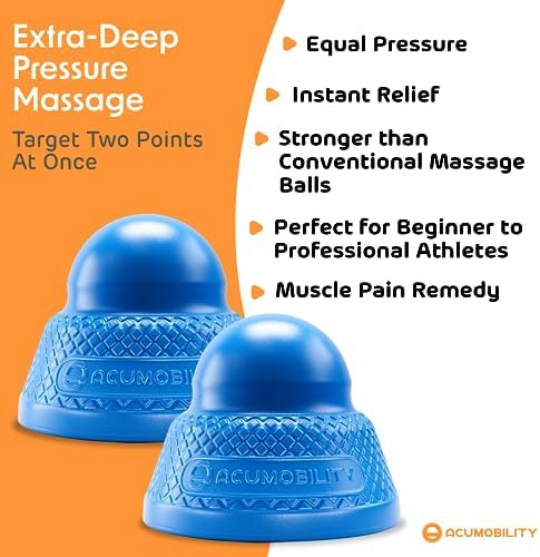 Acumobility Massage Ball Roller 2 Pack - Trigger Point - Massage Balls - Image 3