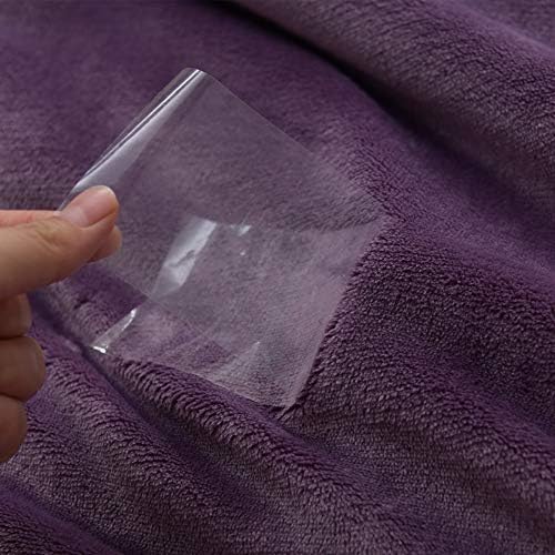 NANPIPER Flannel Blanket Reversible Sherpa Throw Blanket Super Soft Fuzzy Plush Microfiber (50"x60" Cassis Purple) - Image 5
