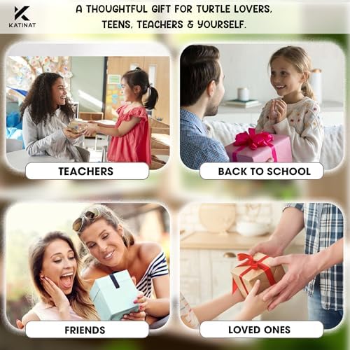 Positive Turtle Jar – Funny Birthday Gifts for Women Men Teens Stocking Stuffers Teen Girls Son Mom Dad Daughter Sister Friend Coworkers Teachers Gifts, Sea Turtle Gift for Women - Image 6