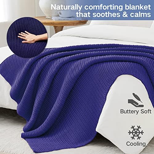 Guohaoi Knitted Weighted Blanket for Adults, 48"x72" 12lbs Full/Queen Size - Image 4