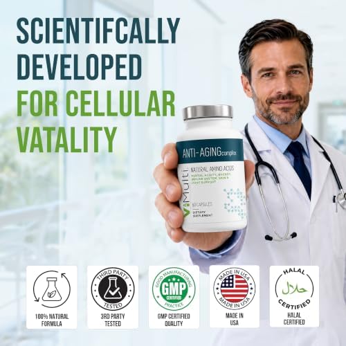 ViMulti Anti-Aging Complex - Amino Acid Dietary Supplement - 60 Capsules - Image 5
