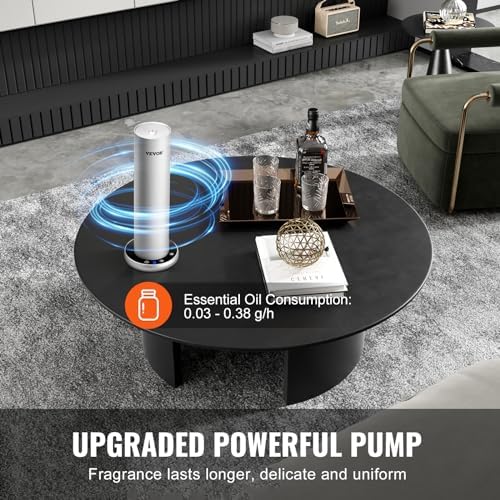VEVOR Scent Machine for Home, 120ml Bluetooth Smart Essential Oil Diffuser with Cold Air Tech, Waterless Scent Diffuser for Spa, Yoga, Office, Hotel, Cover Up to 1000 sq.ft - Image 4