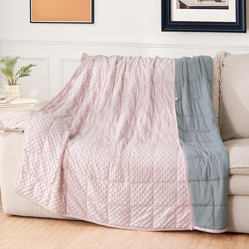 Mr. Sandman Weighted Blanket for Adults, Queen Size 15 lbs, 60 x 80 Inches - Image 2