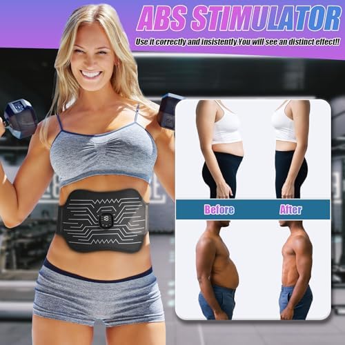 FDA Cleared - Abs Stimulator Muscle Toner (White) - Image 7