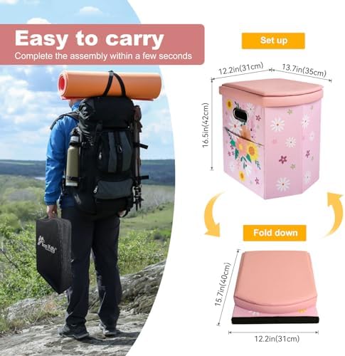 Ann Katy Upgrade XL Portable Toilet for Adults, Extra Large Camping Toilets - Image 2
