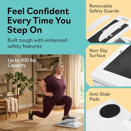 Slant Boards for Exercise, Wooden Slant Board, Calf Stretch Board with 7 Incline Angles, Velour Board, Balance Board & Calf Stretcher, Portable Incline Board for Physical Therapy, Ankle Mobility, Heel & Knees - Image 3