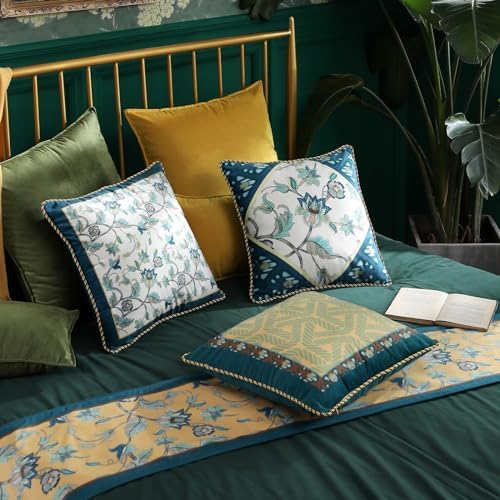 patdrea Designer French Velvet Couch Throw Pillow Cover,18"x18"-NoahA - Image 7