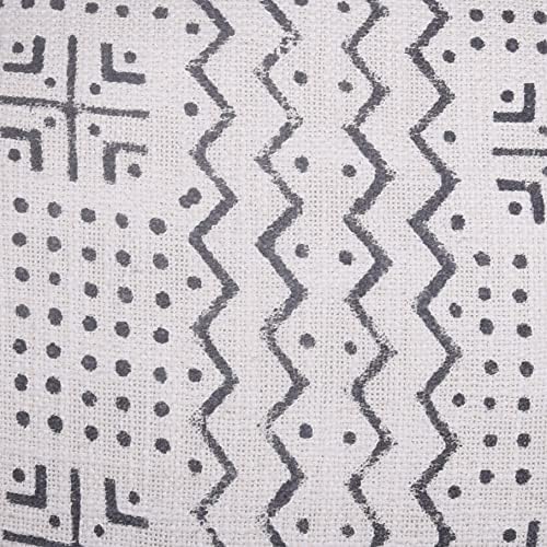 Trade Star Mudcloth 14X36 Lumber Pillow Cover 100% Cotton Authentic Throw Cushion Cover Highly Durable Cushion Case Large Body Indian Modern Living Room Decor for Bed (Ivory ALMA) - Image 2