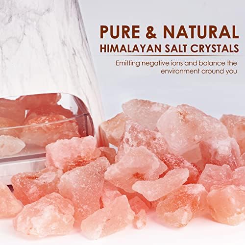 SALKING 2-in-1 Essential Oil Diffuser for Home,Himalayan Salt Lamp Diffuser - Image 2