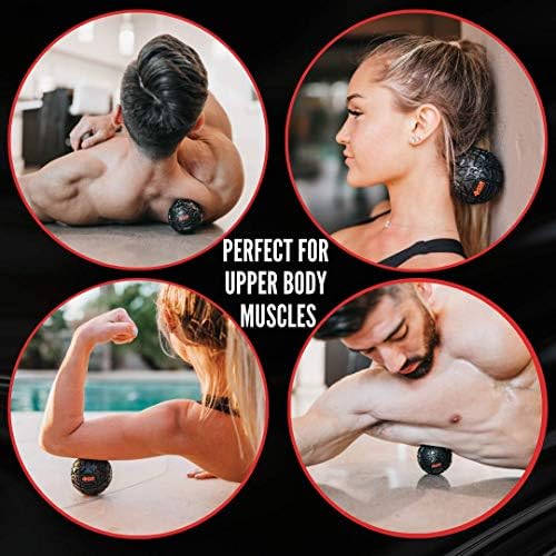 4KOR Massage Balls for Trigger Point Therapy - Myofascial Release Ball - Muscle Relief for Back, Neck, Shoulder, Foot Pain - Fitness Massage Balls for Mobility - Deep Tissue Release Ball - Image 2