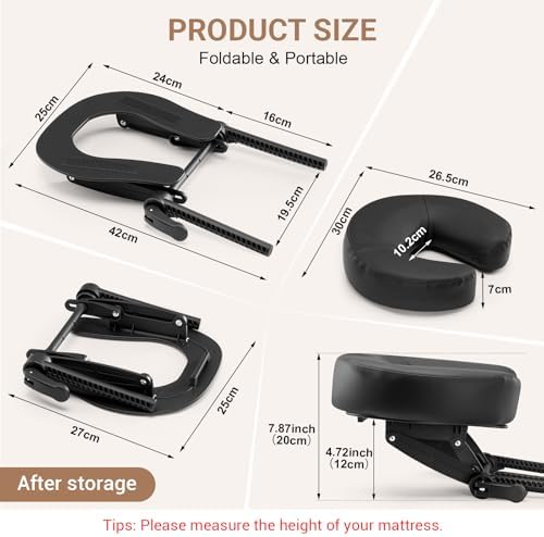 Universal Adjustable Massage Table Face Cradle & Headrest - Image 2