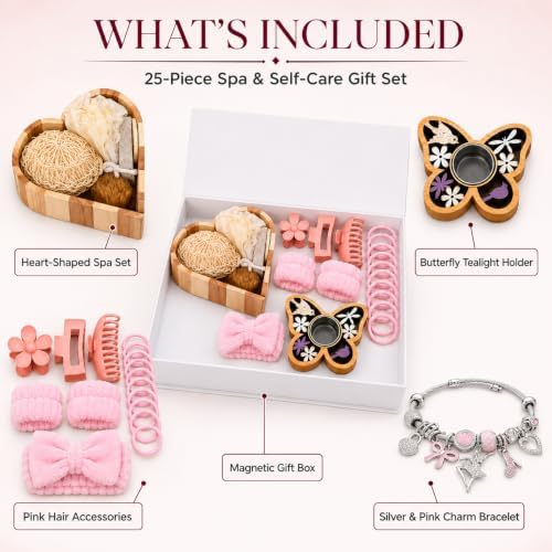 25-Piece Self-Care & Spa Accessories Gift Box - Image 2