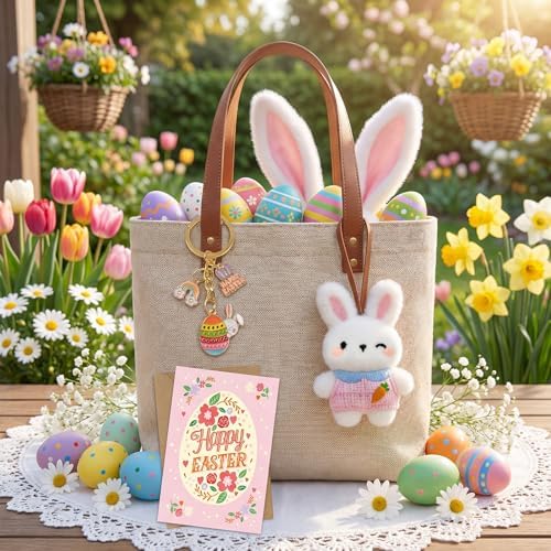 Bafeil 9Pcs Easter Gifts for Teens Girls - Easter Gift Basket - Image 5