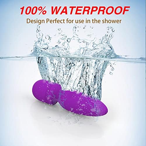 Portable mini Back Bullet Massager Waterproof Rechargeable Body Small Massager Fatigue Relieving Muscle Massager (Purple) - Image 3
