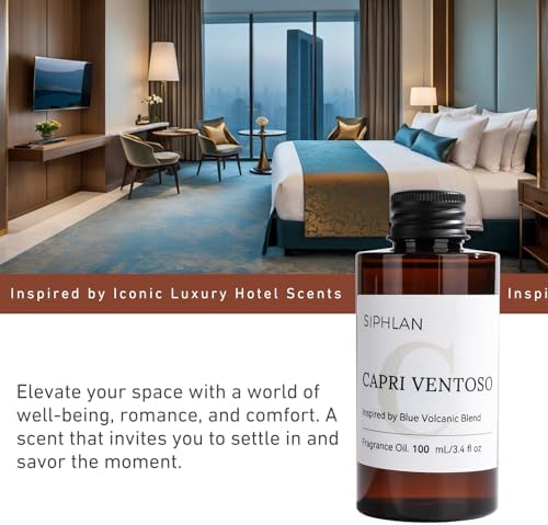 Capri VENTOSO Hotel Collection Diffuser Oil – 100mL Luxury Aromatherapy Essential Oil for Diffusers & Waterless Diffusers – Premium Fragrance for Home & Office - Image 6