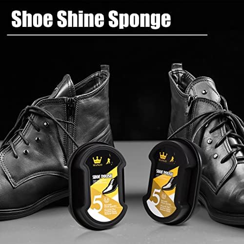 Loopeer 12Pcs Shoe Shine Sponge, Instant Leather Care - Image 6