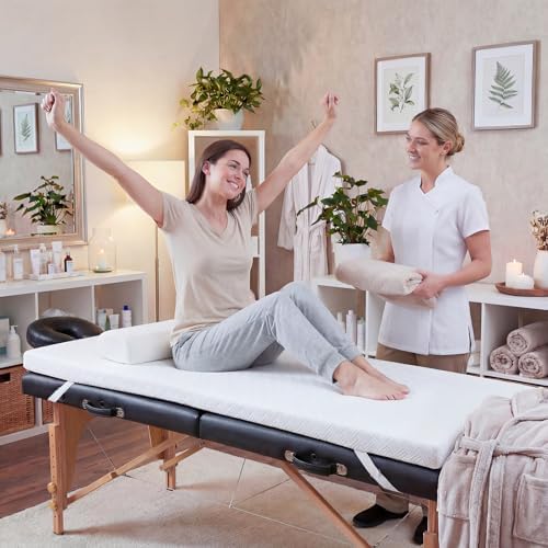 Memory Foam Lash Bed Topper for Massage Table, Esthetician Mattress Toppers - Image 7